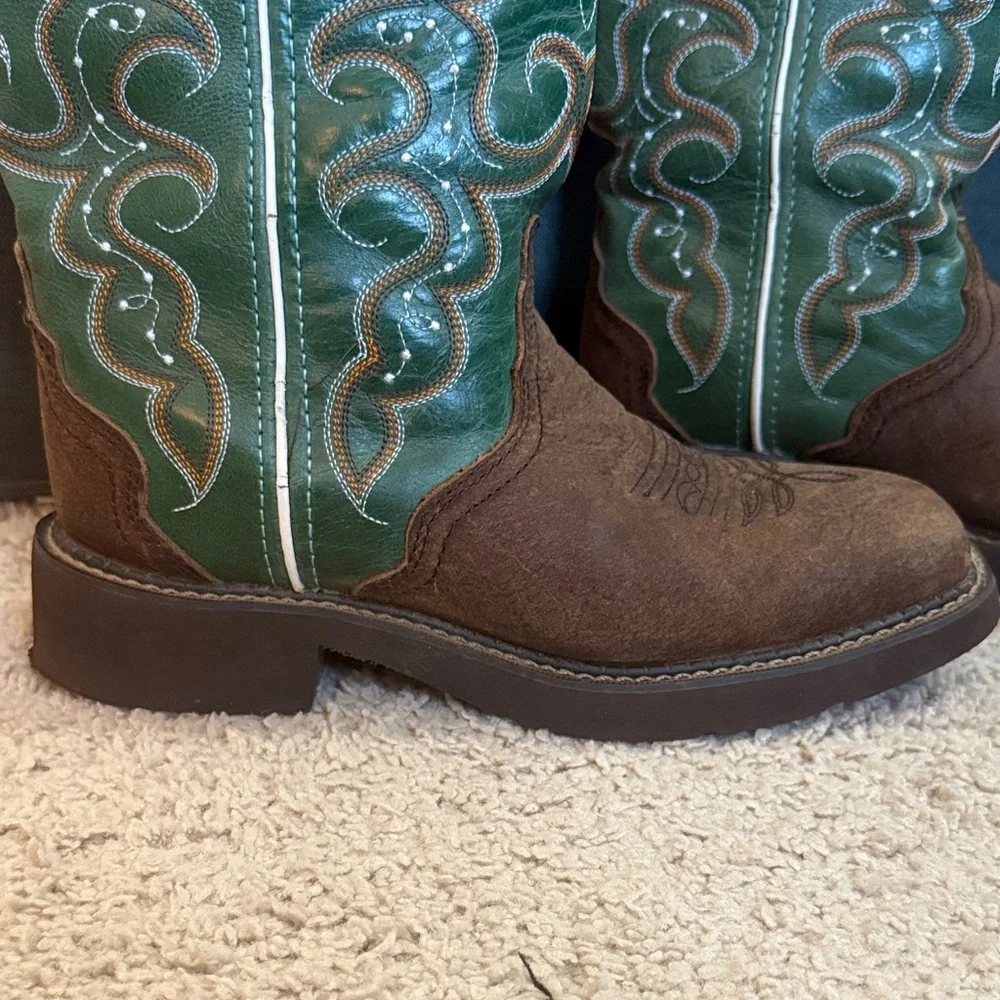 Justin Ladies Gypsy Raya Square Toe Boots - Picture 2 of 16
